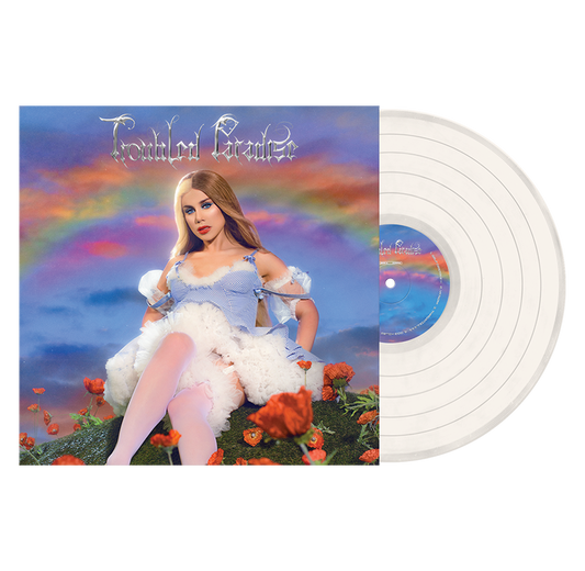 TROUBLED PARADISE VINYL - TRANSPARENT CLOUDY CLEAR